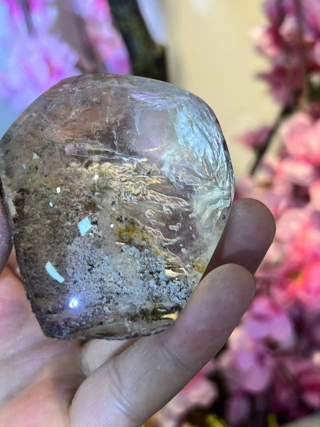 A00010 AA RARE Glassy Colourful garden quartz from Brazil