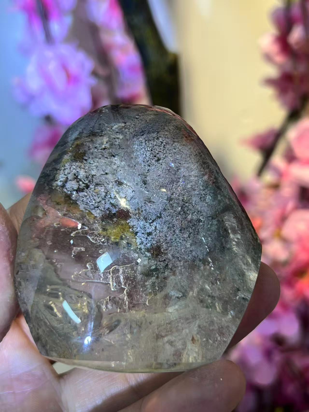 A00010 AA RARE Glassy Colourful garden quartz from Brazil