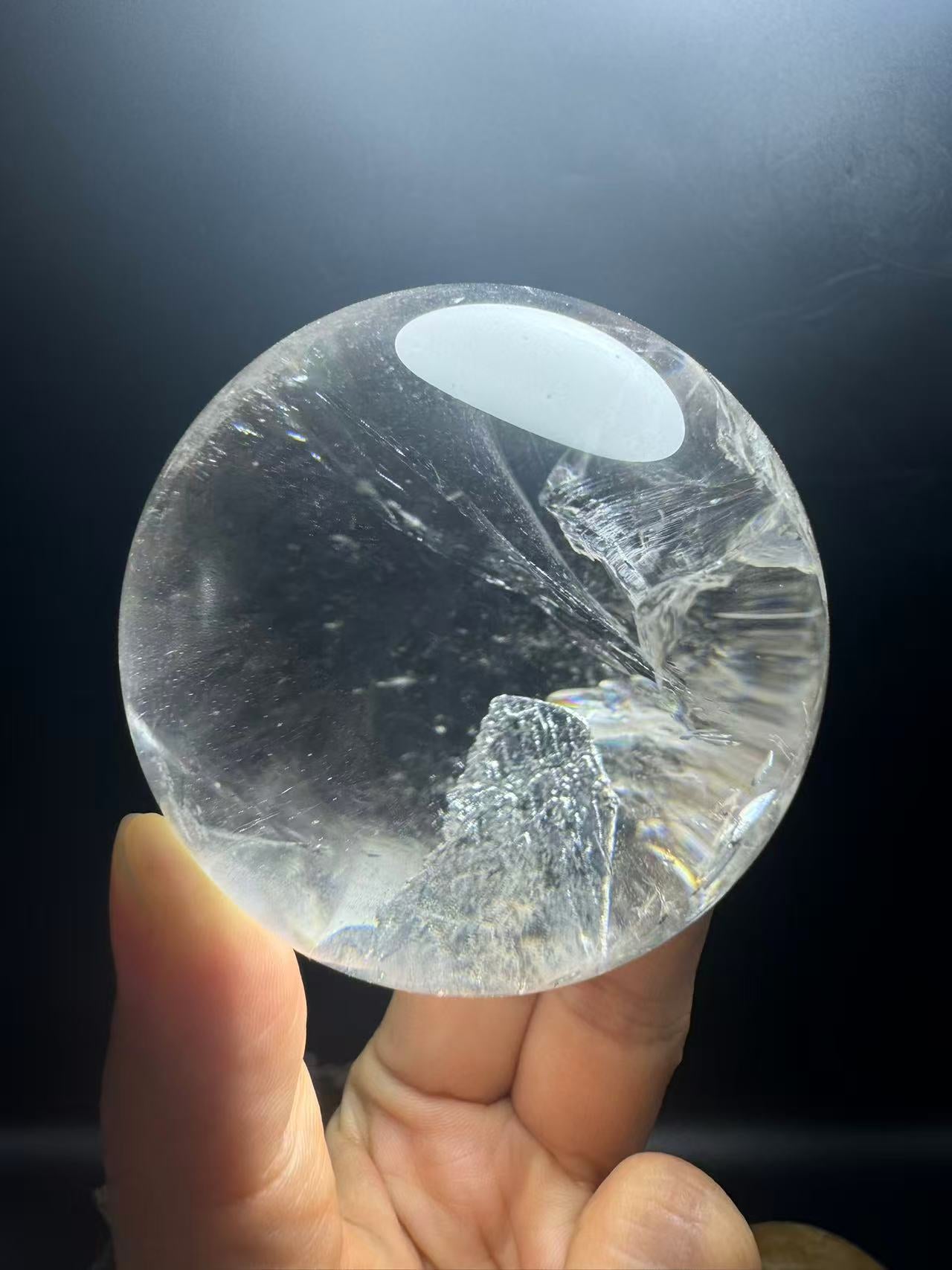 A00067 rare shiny mica plate(lapidoplite) mixed clear quartz sphere