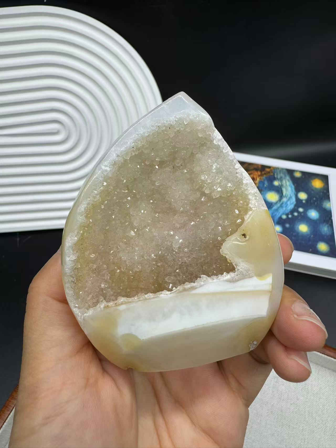 A00072 strong blue flash moonstone heart / freeform /leaf shape(副本)