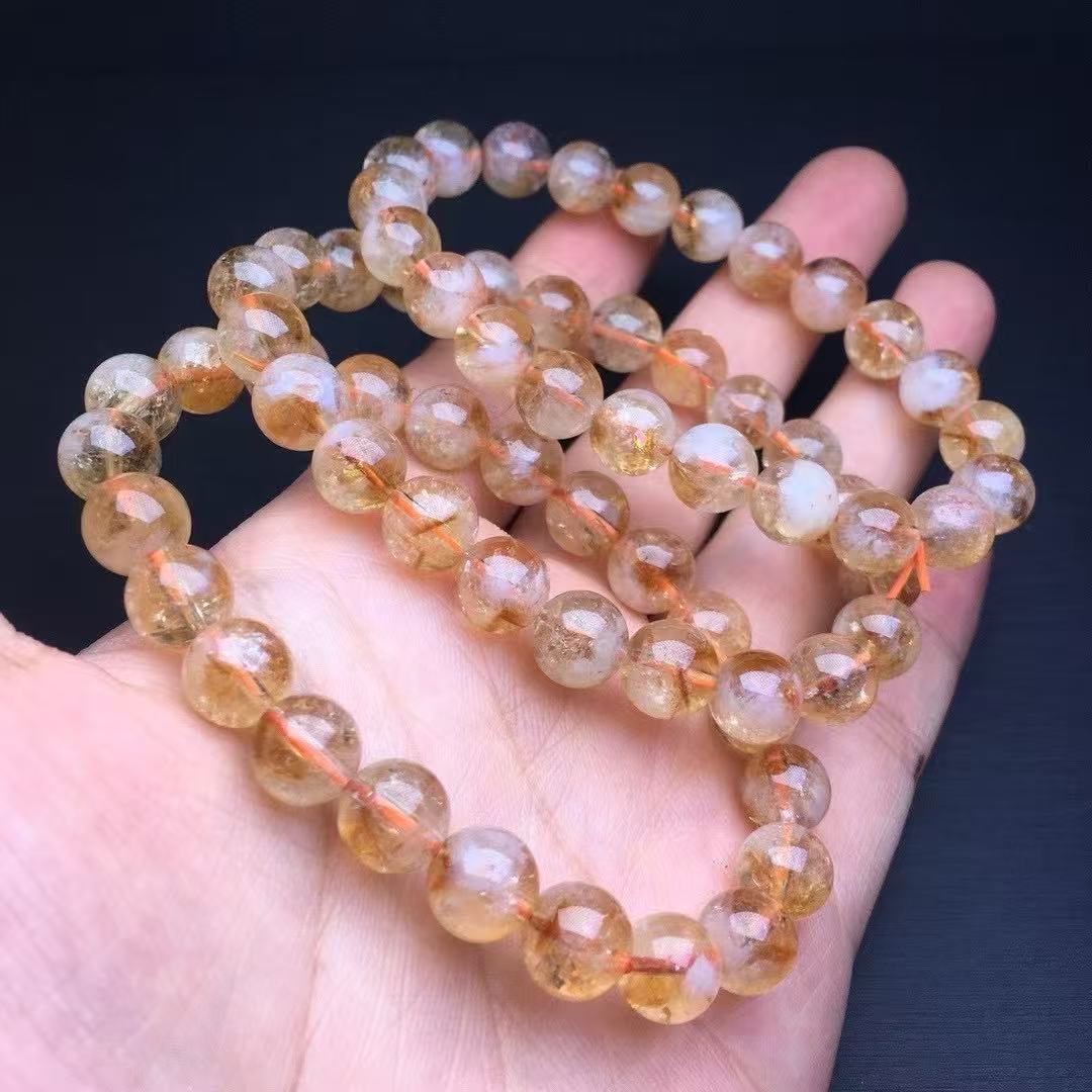 A00152 higher quality clear natural citrine bracelet
