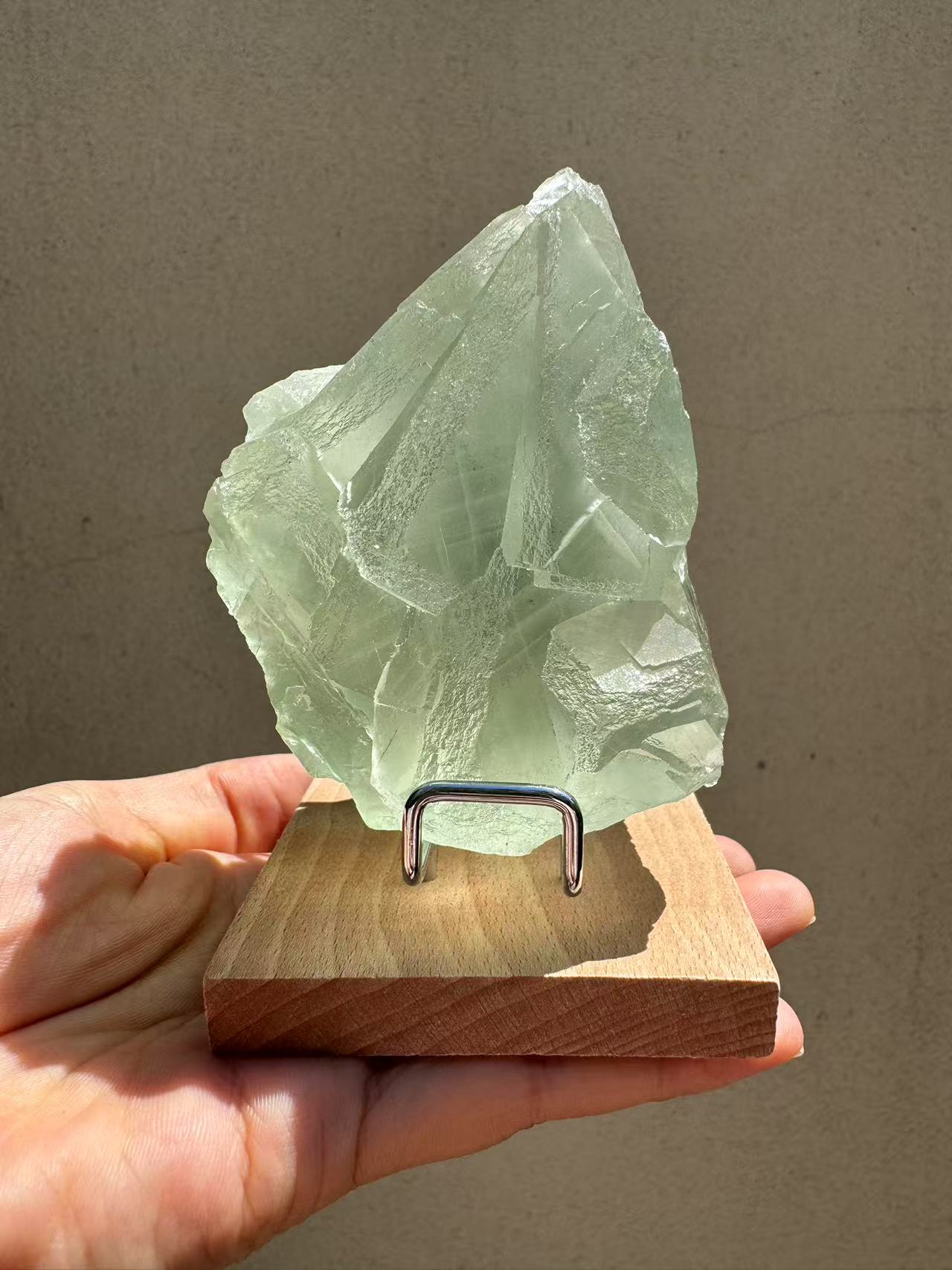 A00163 rare highlist quality mint green mountain sugar fluorite mineral specimen
