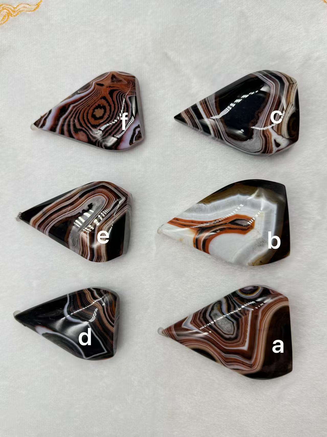 A00167 pretty onyx carnelian agate teardrop freeform good decoration