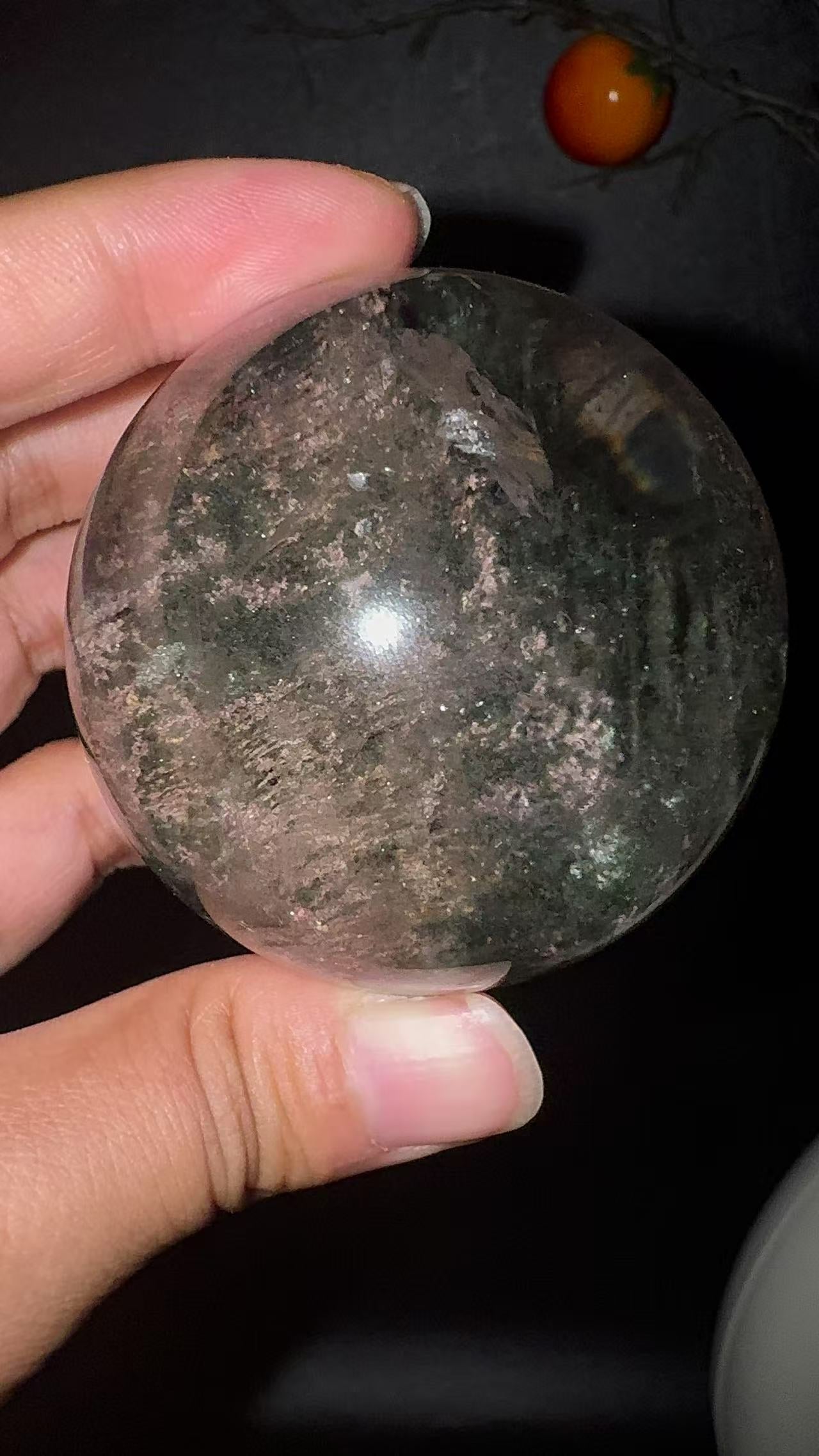 A00188 Rare natural amazing four season garden mountain sphere