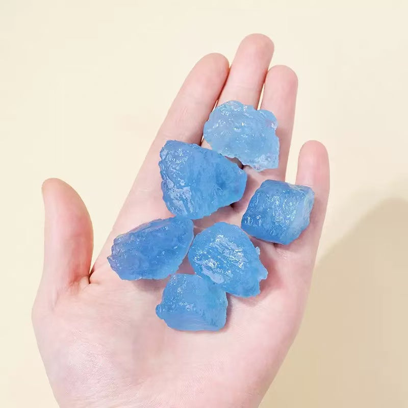 A00213 Rare natural highest quality irregularity shape aquamarine raw stone