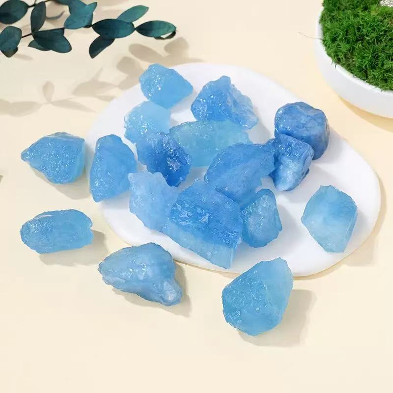 A00213 Rare natural highest quality irregularity shape aquamarine raw stone