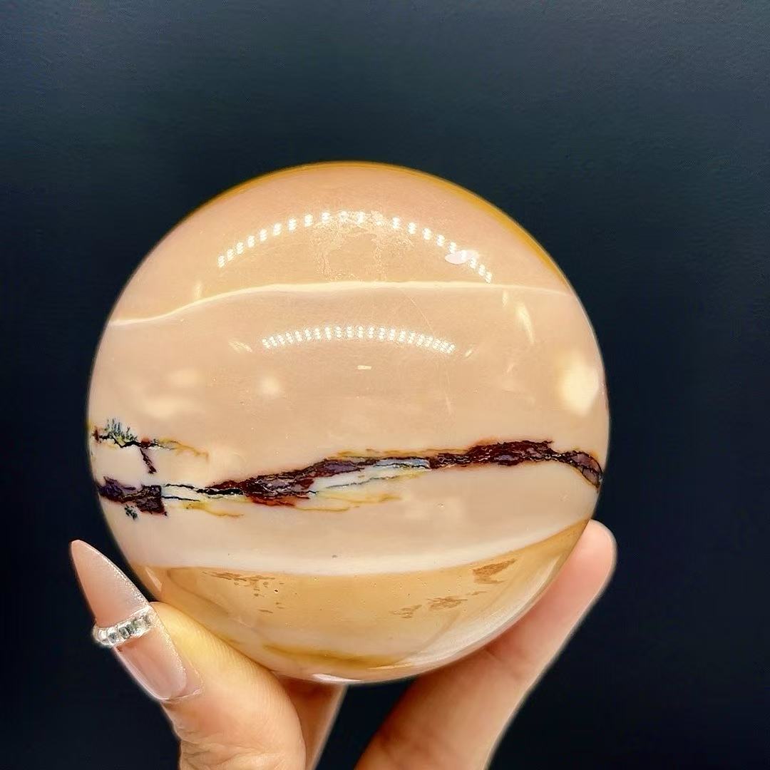 5A480G Warm Creamy Egg-yellow Stone