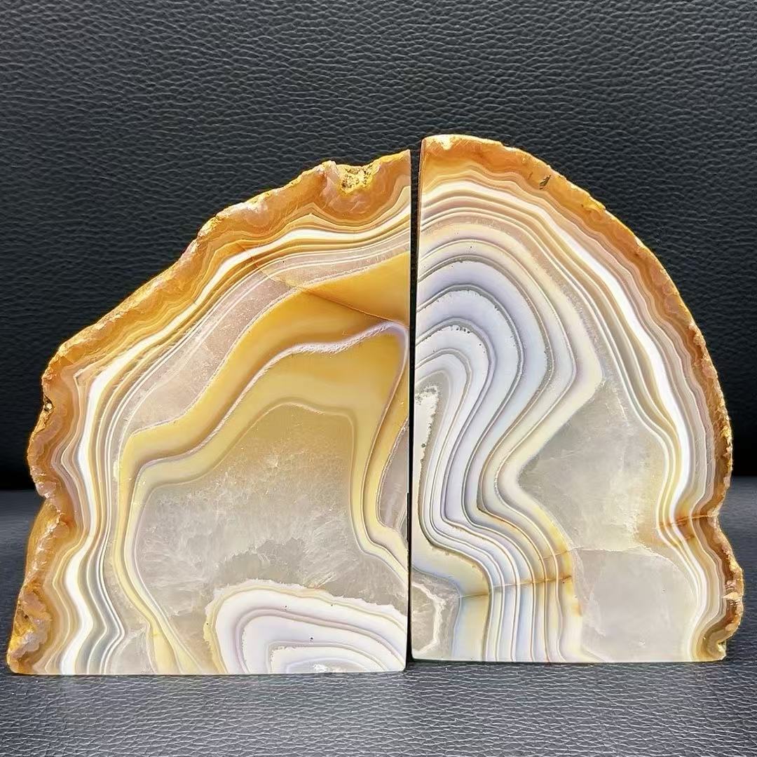 5A2000G Colorful Agate Bookend Ornament