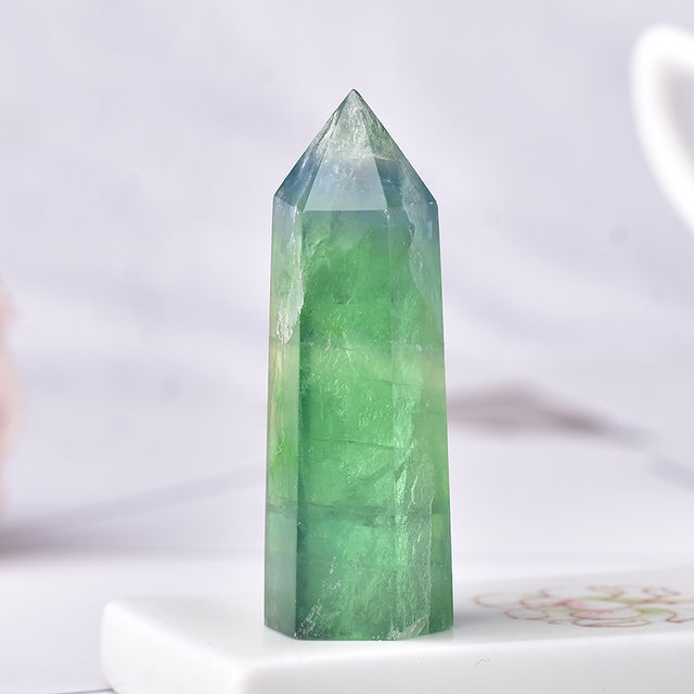 Green Fluorite tower