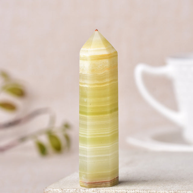 Green Afghan jade tower