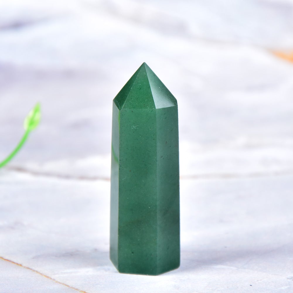 Green Aventurine point tower