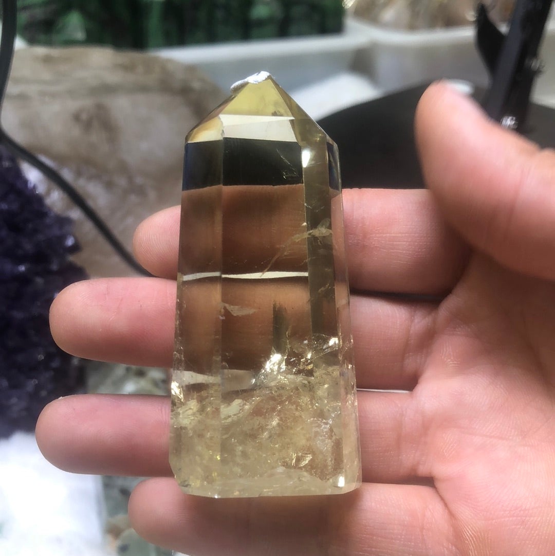 citrine tower point
