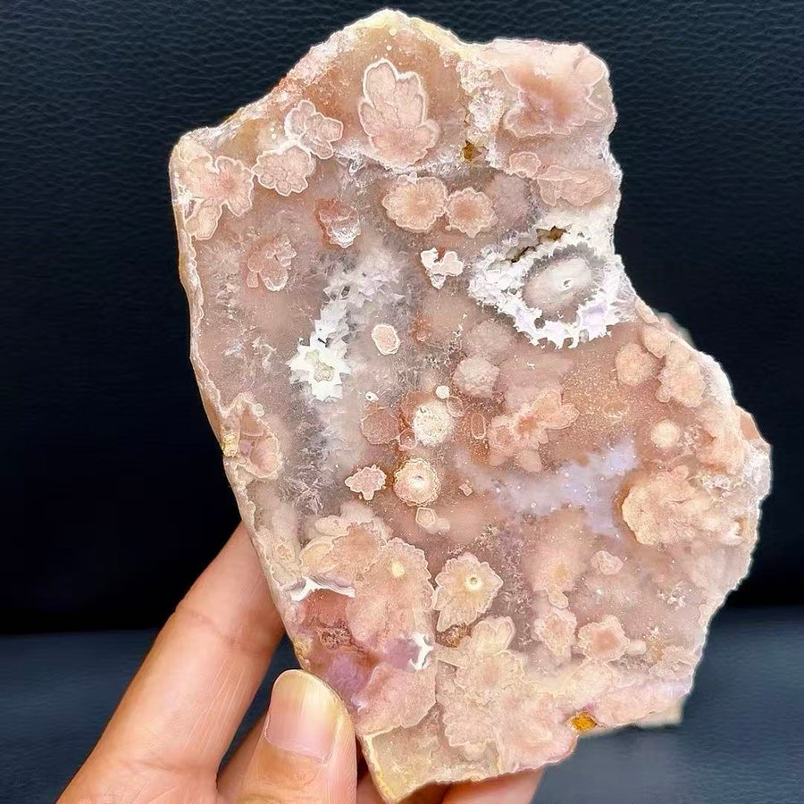 5A670G   Colorful Cherry Blossom Agate Fudge Ornament