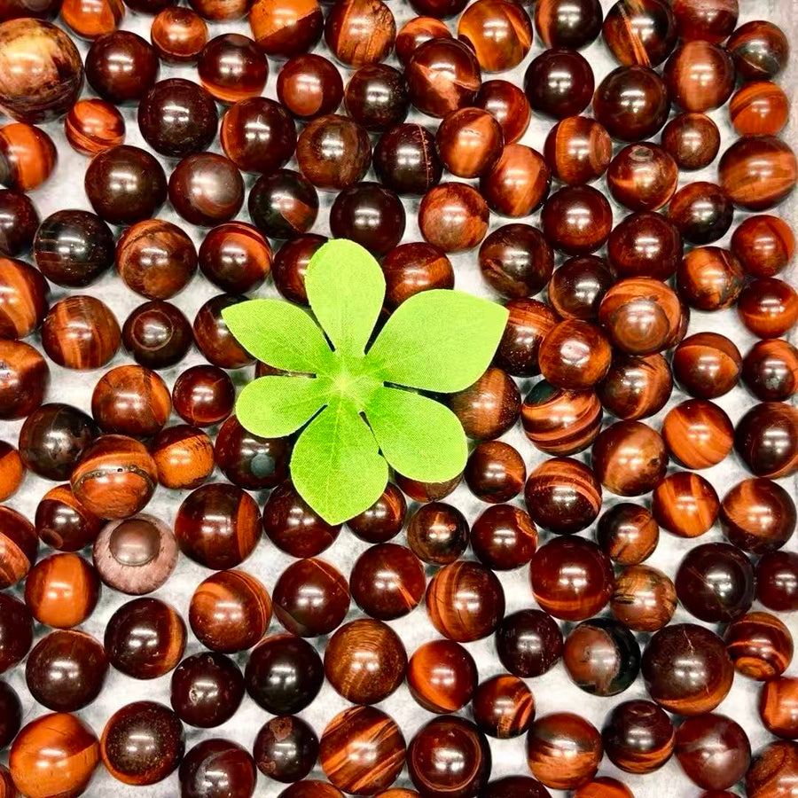 5A 35G    Natural  Red  Tiger's eye Sphere