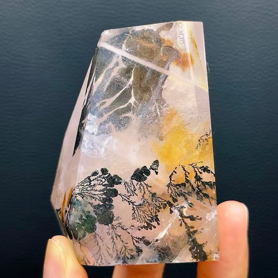 5A140G    Stunning freeform tree garden quartz