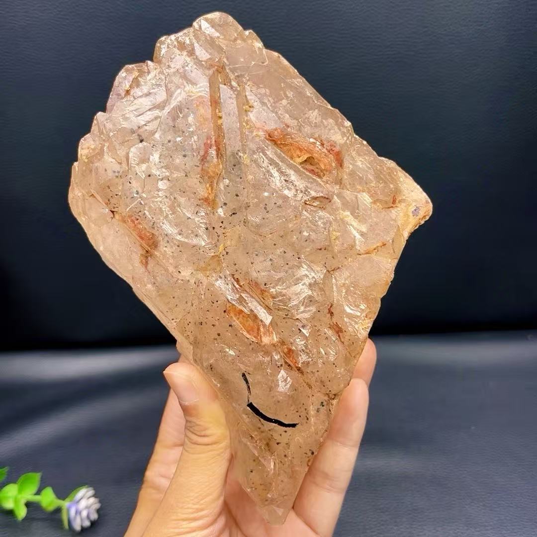 5A1200G  Irregular Black Tourmaline Skeleton Crystal