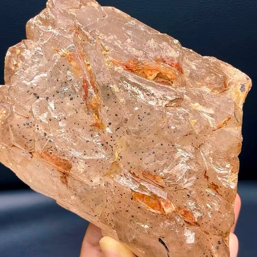 5A1200G  Irregular Black Tourmaline Skeleton Crystal