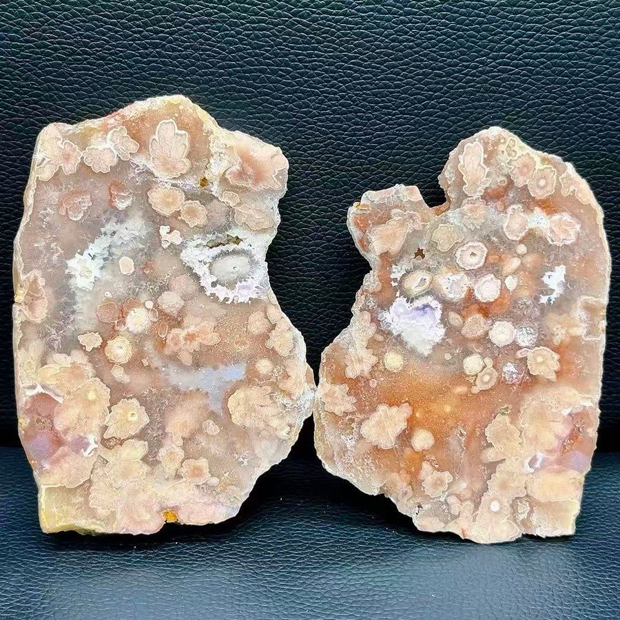 5A670G   Colorful Cherry Blossom Agate Fudge Ornament