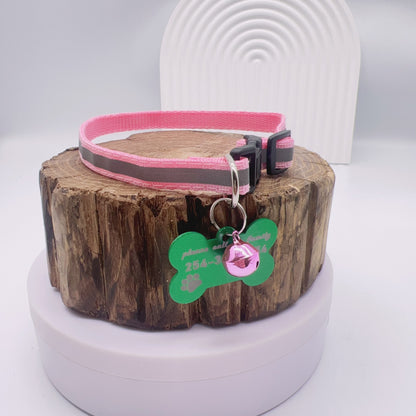 9.9 (free shipping ) Pet put a lost card collar+scutcheon The phone number is the shipping address