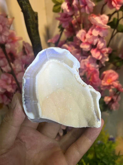 A00007  Candy pouple durzy agate very high cat eye flash