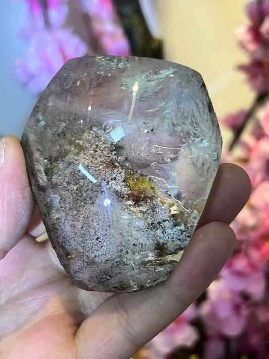 A00010 AA RARE Glassy Colourful garden quartz from Brazil