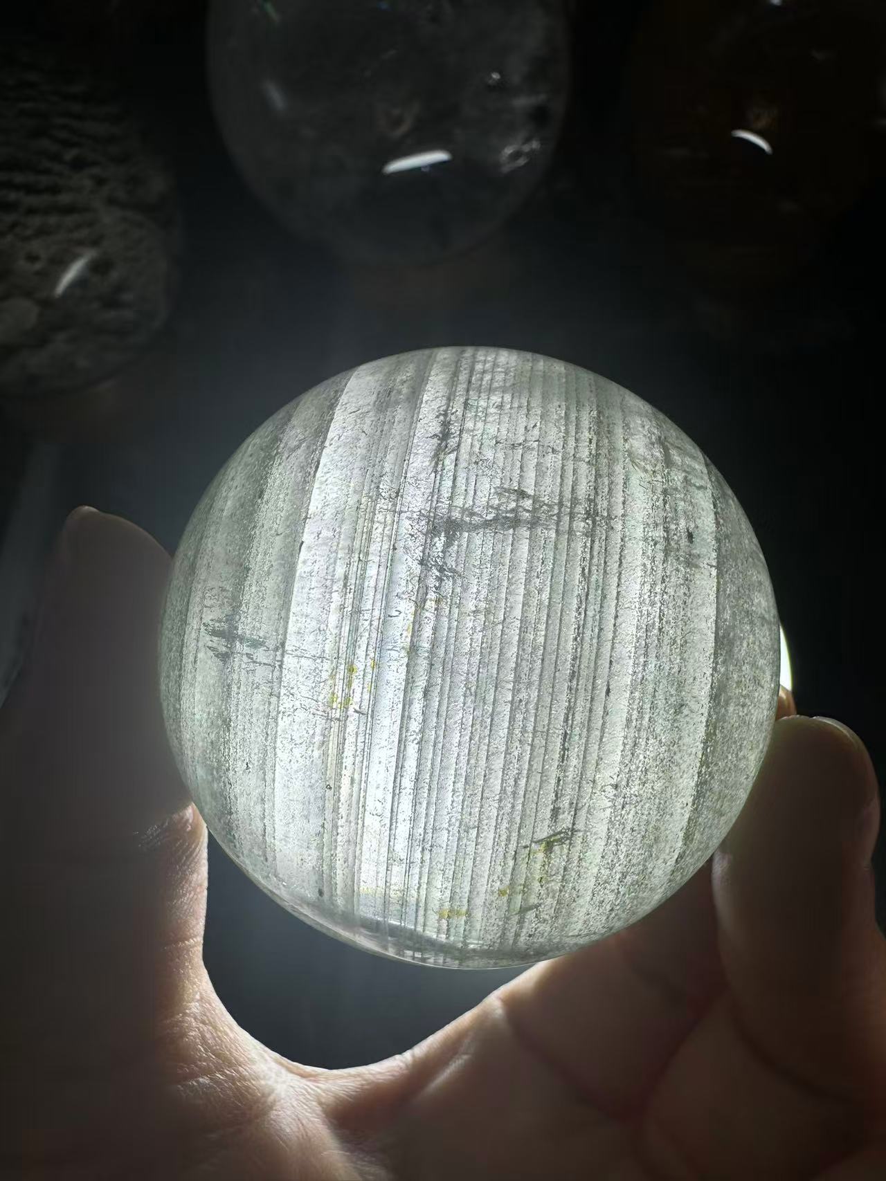 A00068 rare galaxy rainbow green phantom layer garden sphere