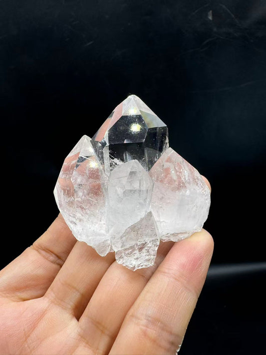 A00089 rare AAA clarity himalaya flower cluster (excellent )