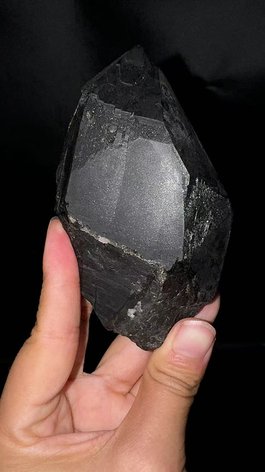 A00100 healing black  morion quartz