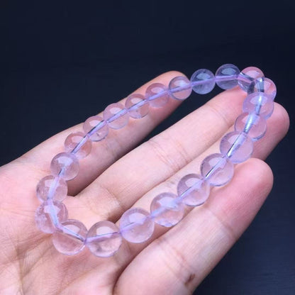A00151 higher quality clear lavendar amethyst bracelet