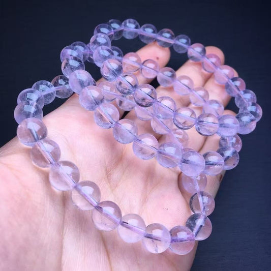 A00151 higher quality clear lavendar amethyst bracelet