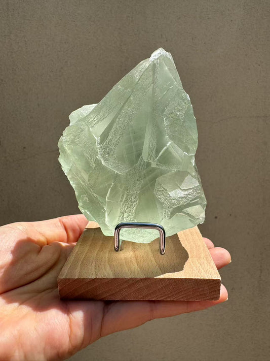 A00163  rare highlist quality mint green mountain sugar fluorite mineral specimen