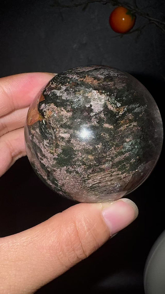 A00188 Rare natural amazing four season garden mountain sphere