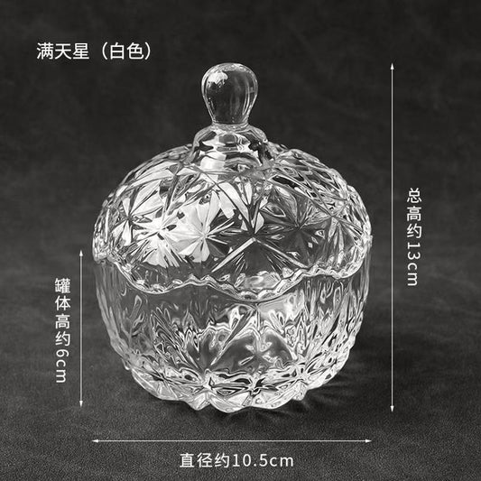 A00190 Crystal demagnetization bowl amulet salt purification glass bowl white crystal demagnetization crushed stone aroma diffuser stone container jewelry storage box