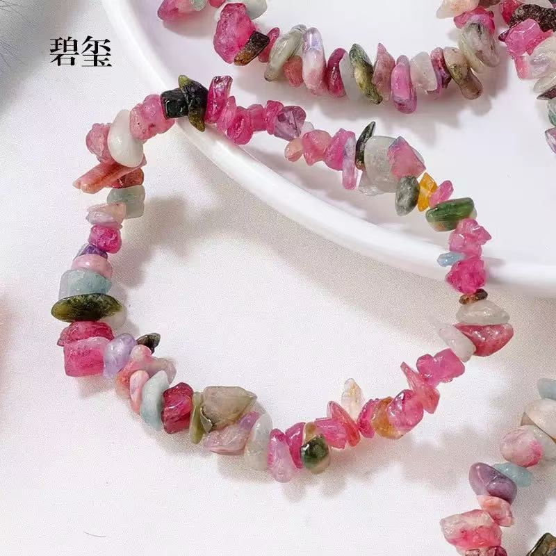 A00191  Crystal chips bracelet  scoop / mystery box