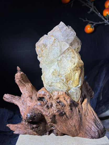 A00246 Rare natural highest quality skeleton elesicial quartz castle shape