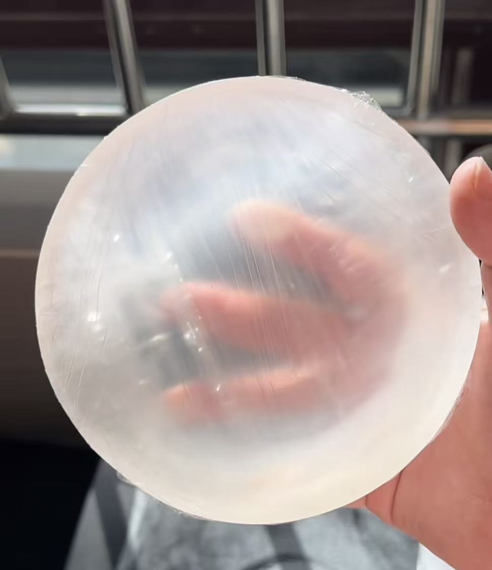 300g selenite bowl cat eye flash purely clear reiki healing clean