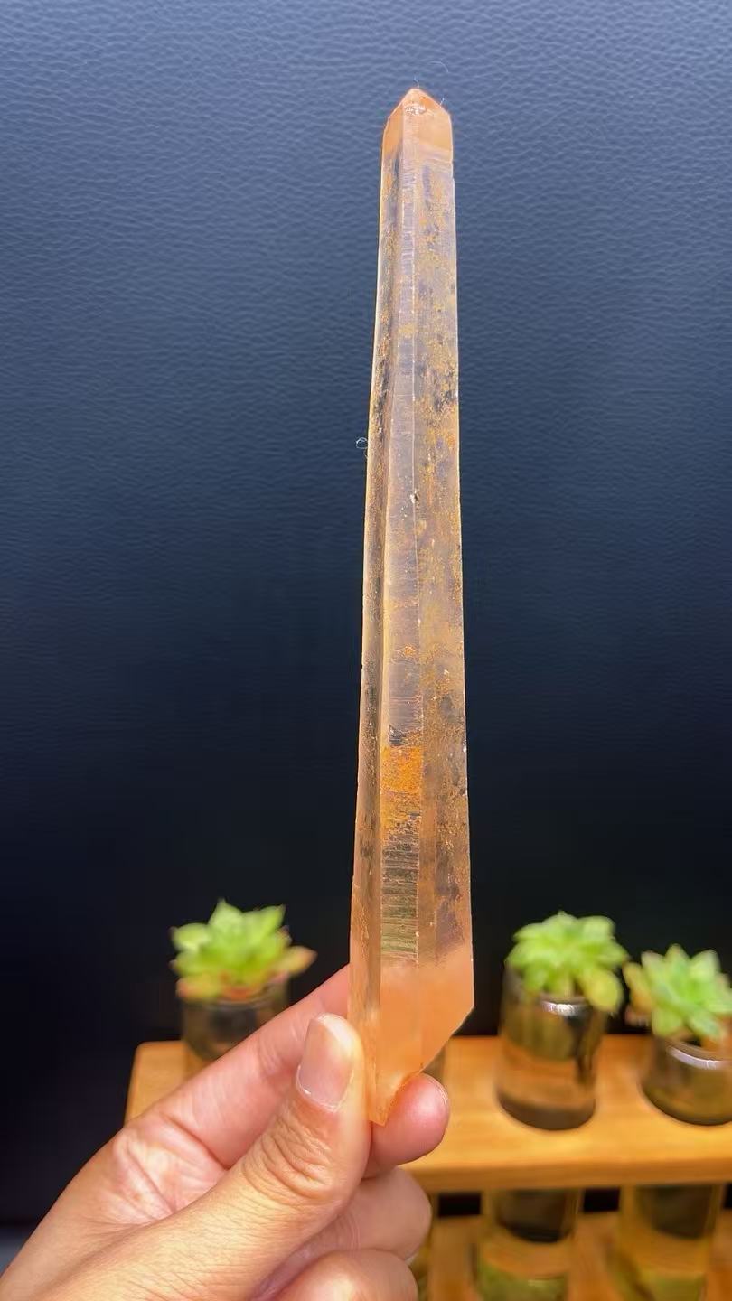 5A 300G  Fire  Quartz   Crystal