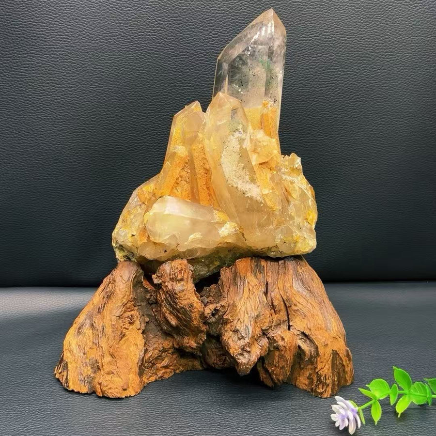 5A 1550G    Natural  Citrine Crystal Cluster