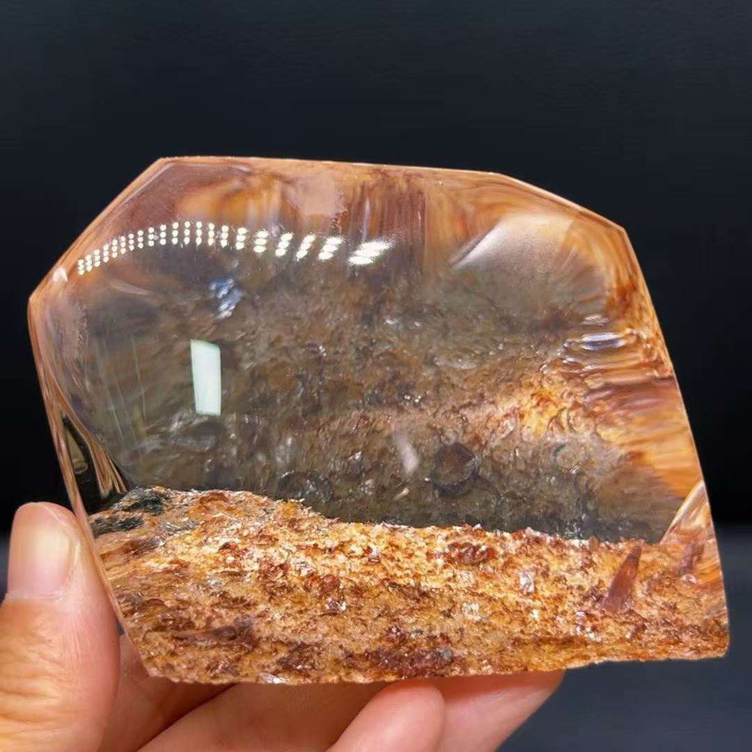 5A 800G   Red Phantom Irregular Crystal Ornament