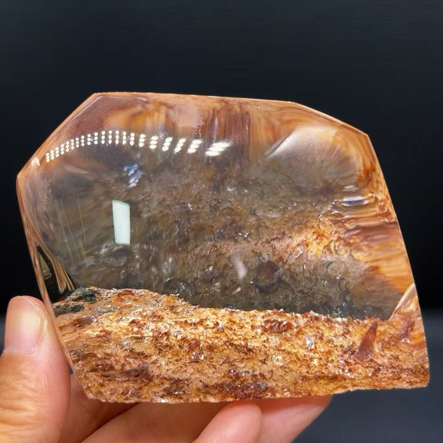 5A 800G   Red Phantom Irregular Crystal Ornament