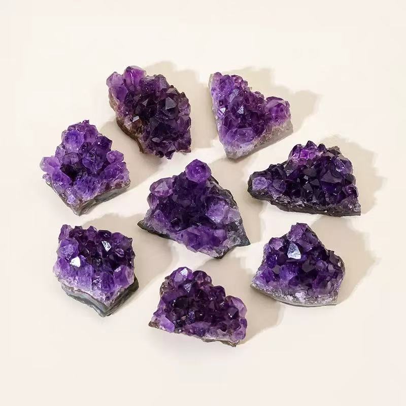 5A Natural Uruguayan amethyst clusters amethyst blocks amethyst cave pieces Brazilian amethyst rough stones, mineral specimens and ornaments