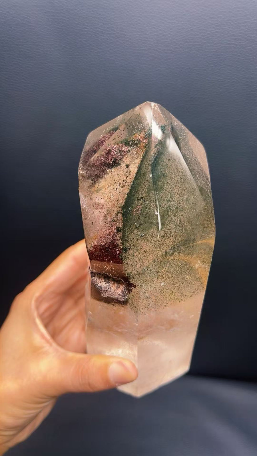 5A  1120G  Red and Garden Quartz