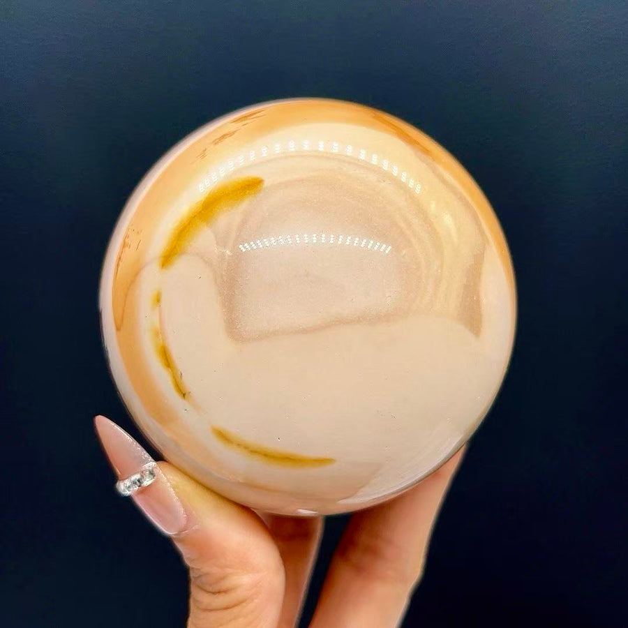 5A480G   Warm Creamy Egg-yellow Stone