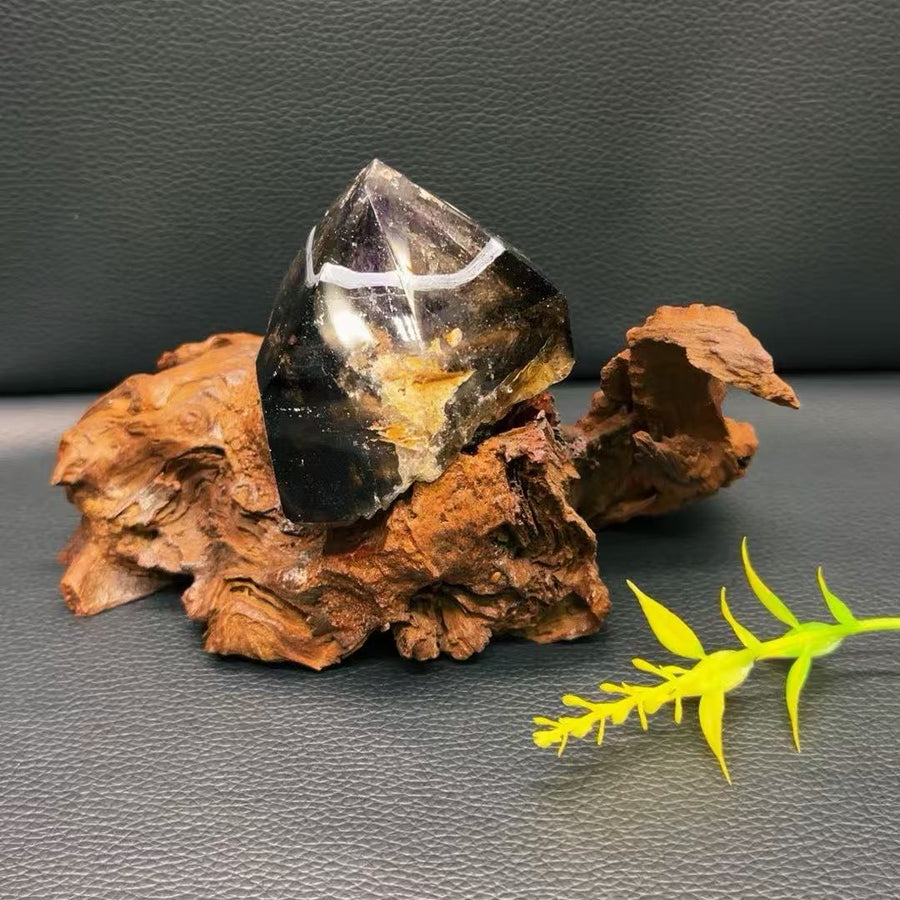 5A 360G  Natural Sea Urchin Amethyst Point