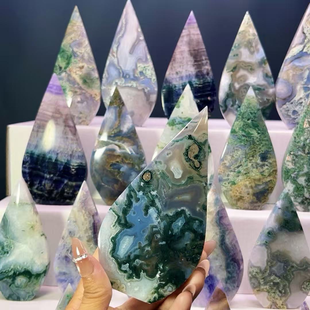 5A 240G  Tiffany Blue Silk Fluorite
