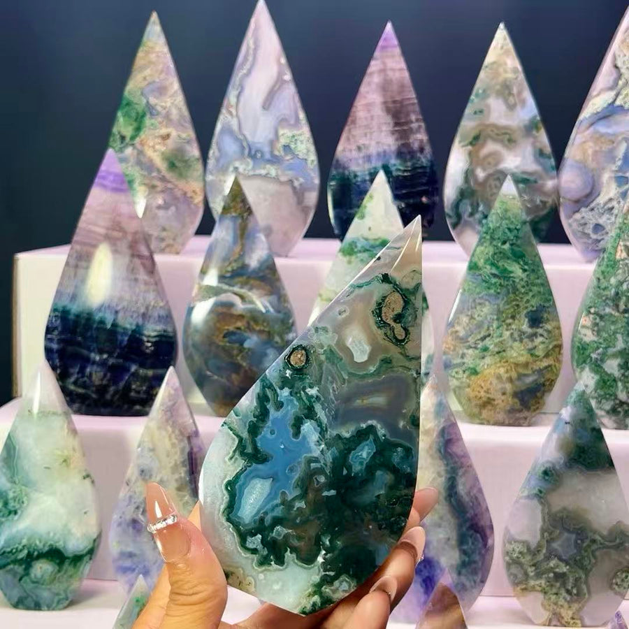 5A 240G  Tiffany Blue Silk Fluorite
