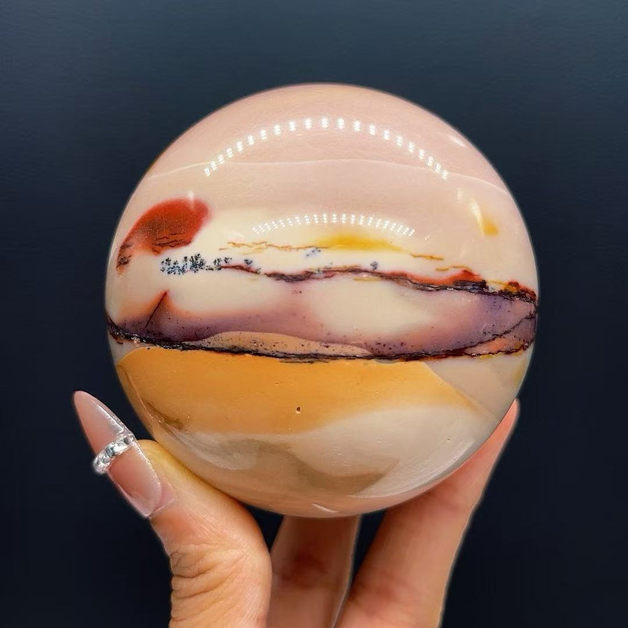 5A480G   Warm Creamy Egg-yellow Stone