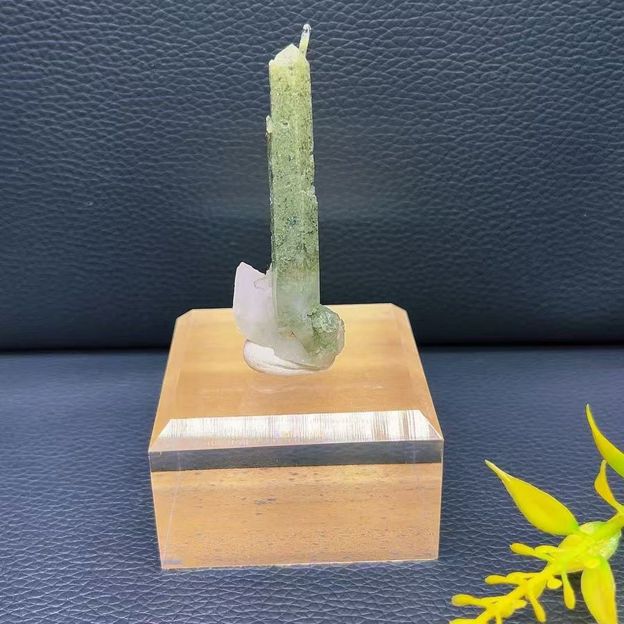 5A90G   Natural Green Phantom Quartz Cluste