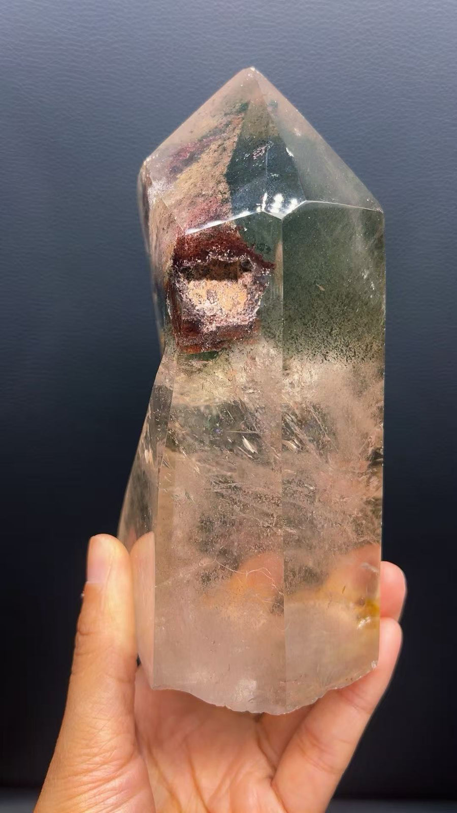 5A  1120G  Red and Garden Quartz