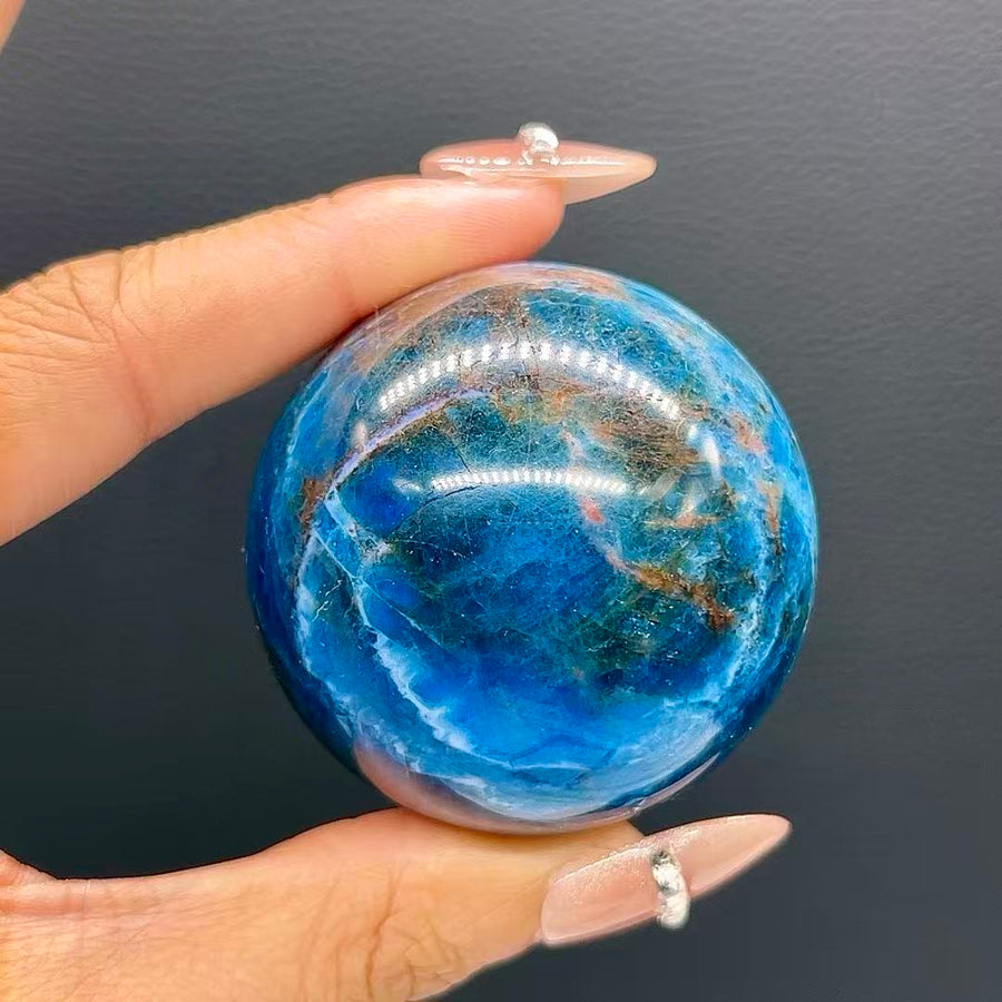5A170G   Cool Misty Blue-gray Rhombic Sphere
